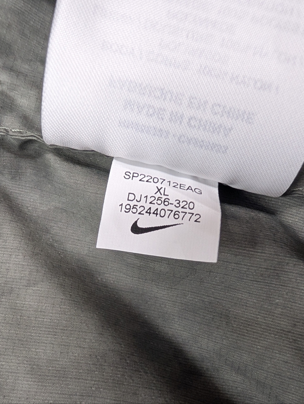 Nike ACG Jacket Mens XL Green Army Therma Fit ADV Primaloft Rope De Dope - Picture 8 of 9